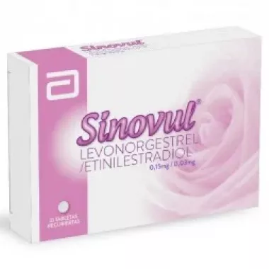 SINOVUL - LEVONORGESTREL / 0.15 mg + ETINILESTRADIOL 0.03 mg - CJA x 21 TAB