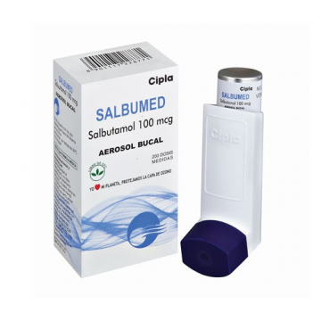  SALBUMED - SALBUTAMOL 100 mcg - FCO x 200 DOSIS