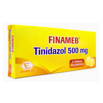  FINAMEB - TINIDAZOL 500 mg - CJA x 8 TAB