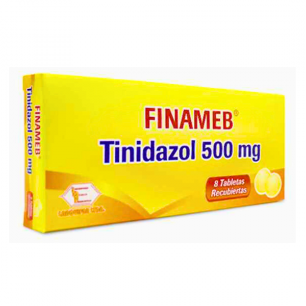 Finameb - Tinidazol 500 Mg - Cja X 8 Tab
