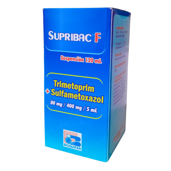SUPRIBAC F - TRIMETO/SULFAMET 80/400 mg / 5 mL - FCO x 120 mL