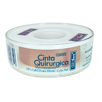  CINTA QUIRURGICA MICROPOROSA 1/2" x 5 yd - UNIDAD