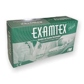  GUANTE EXAMTEX LATEX TALLA M - CJA x 100 UND