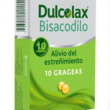  DULCOLAX - BISACODILO 5 mg - CJA x 10 GRA