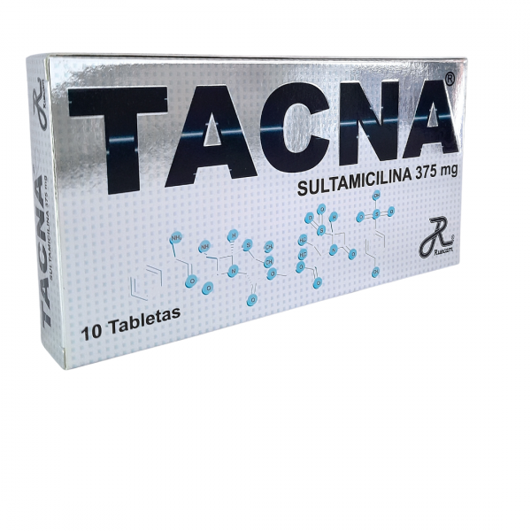  TACNA - SULTAMICILINA 375 mg - CJA x 10 TAB
