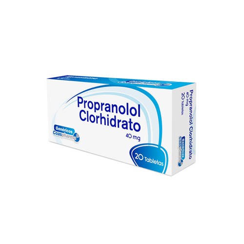  PROPANOLOL 40 mg - CJA x 20 TAB