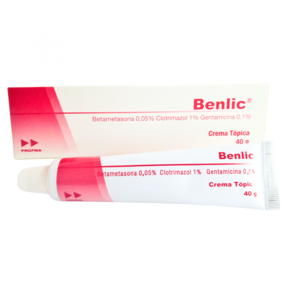  BENLIC - BETA 0.05% + CLOT 1% + GENT 0.1% - TBO x 40 g CREMA