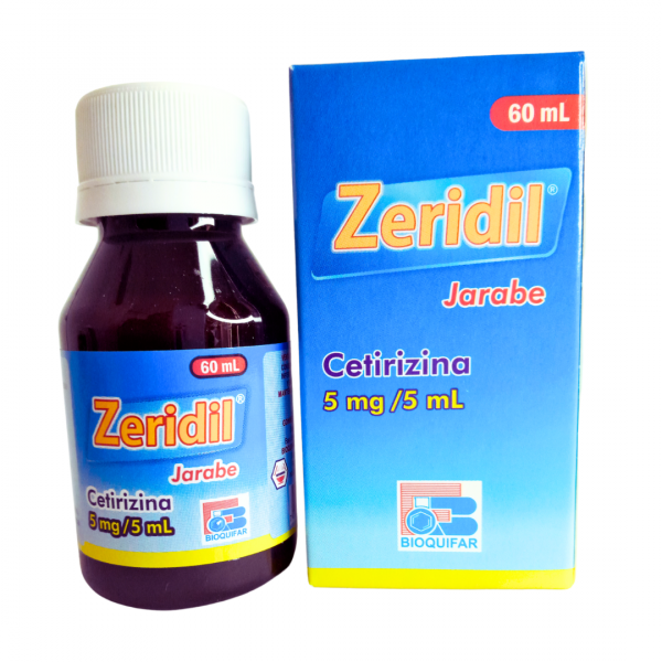 Zeridil - Cetirizina 5 Mg / 5 Ml - Fco X 60 Ml