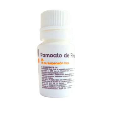  PAMOATO DE PIRANTEL 5% - FCO x 15 mL SUSP