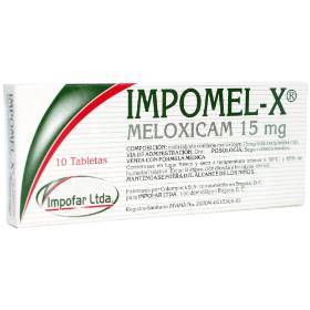 IMPOMEL-X - MELOXICAM 15 mg - CJA x 10 TAB