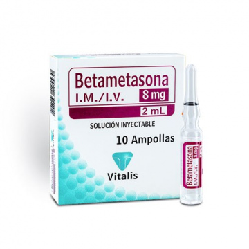  BETAMETASONA 8 mg / 2 mL - CJA x 10 AMP