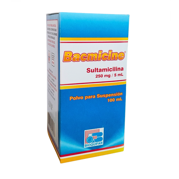 BACMICINE - SULTAMICILINA 250 mg / 5 mL - FCO x 100 mL SUSP