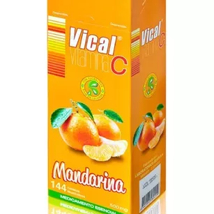  VICAL MANDARINA - VITAMINA C 500 mg - CJA x 144 TAB