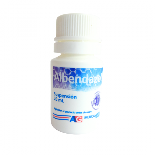  ALBENDAZOL 400 mg - FCO x 20 mL SUSP
