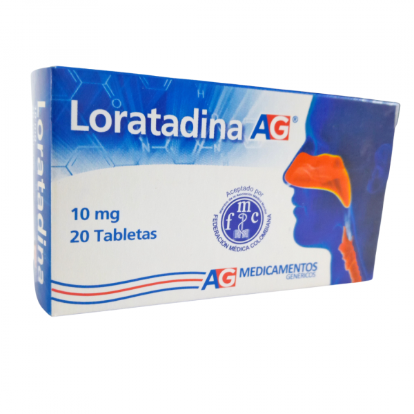 Loratadina 10 Mg - Cja X 20 Tab