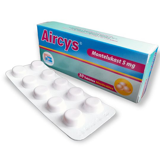 AIRCYS - MONTELUKAST 5 mg - CJA x 30 TAB