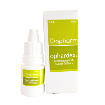  OPHARDEX - CIPROFLOXACINA 0.3% - GTO x 5 mL GTS