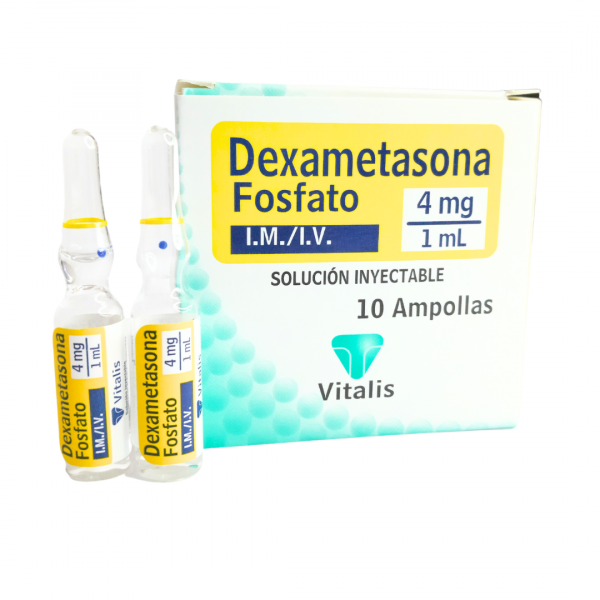  DEXAMETASONA 4 mg / 1 mL - CJA x 10 AMP