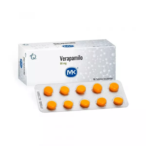 VERAPAMILO 80 mg - CJA x 50 TAB