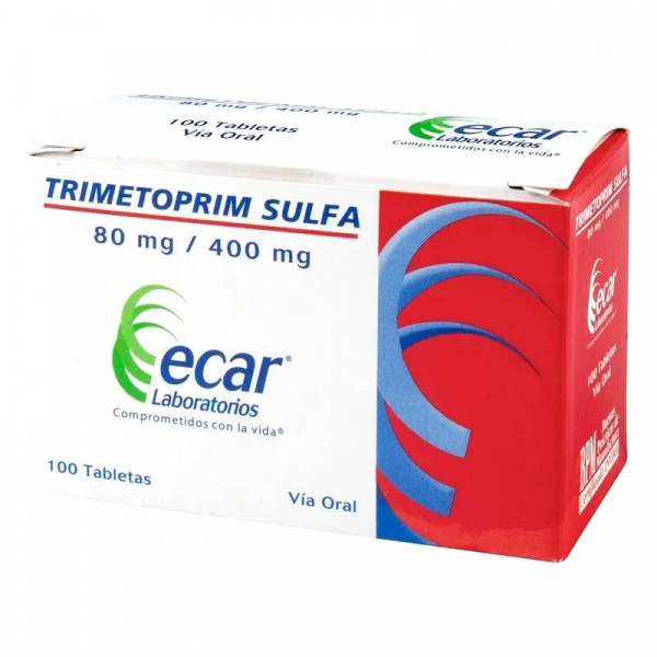  TRIMETOPRIM SULFA 80 mg / 400 mg - CJA x 100 TAB