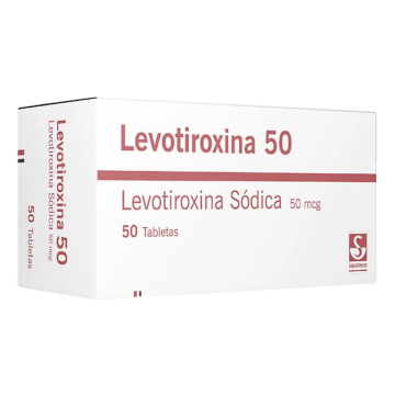  LEVOTIROXINA 50 mcg - CJA x 50 TAB