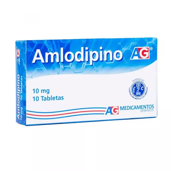  AMLODIPINO 10 mg - CJA x 10 TAB