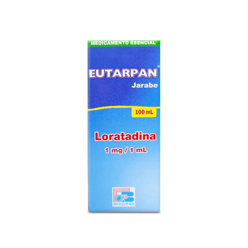 EUTARPAN - LORATADINA 1 mg / 1 mL - FCO x 100 mL JBE