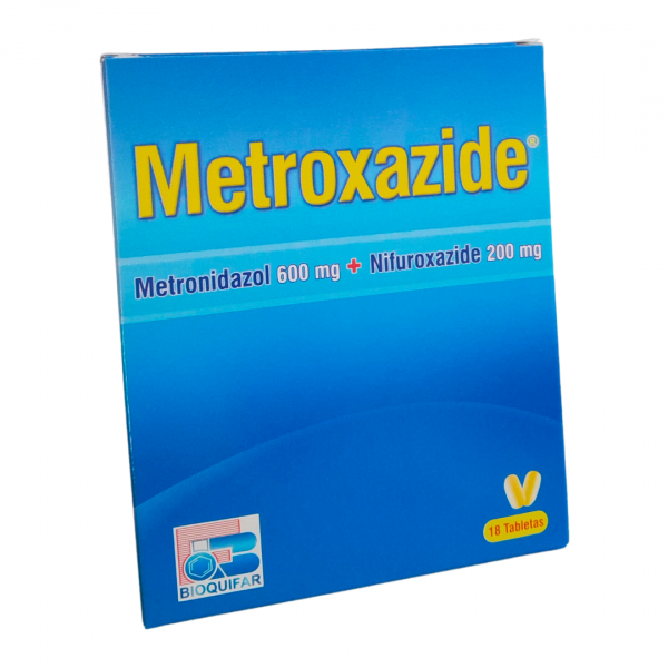 METROXAZIDE - METRONI 600 mg + NIFURO 200 mg - CJA x 18 TAB
