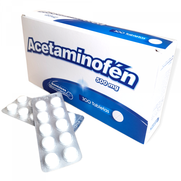 ACETAMINOFEN 500 mg - CJA x 300 TAB