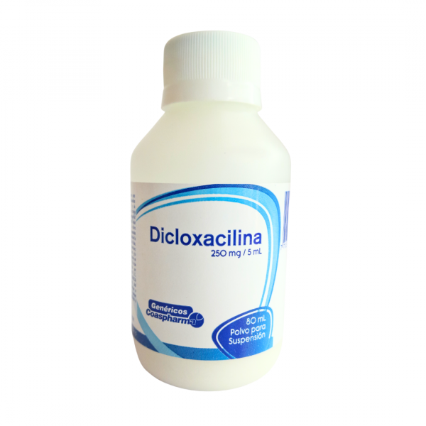  DICLOXACILINA 250 mg / 5 mL - FCO x 80 mL SUSP
