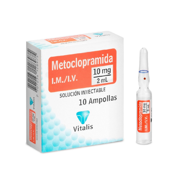  METOCLOPRAMIDA 10 mg / 2 mL - CJA x 10 AMP