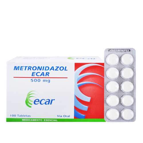 METRONIDAZOL 500 mg - CJA x 100 TAB