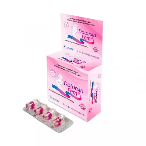  DOLORSIN FEM - IBUP 400 mg + HIOSC 20 mg - CJA x 36 CAP