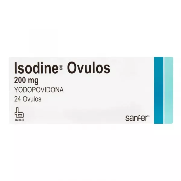  ISODINE OVULOS - YODOPOVIDONA 200 mg - CJA x 24 OVS