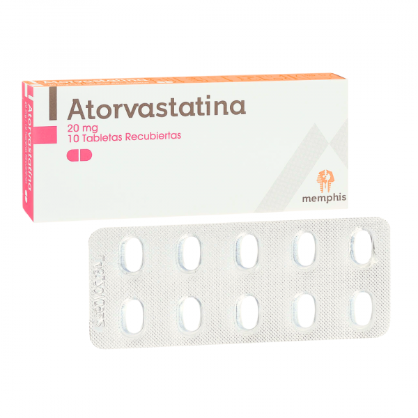  ATORVASTATINA 20 mg - CJA x 10 TAB