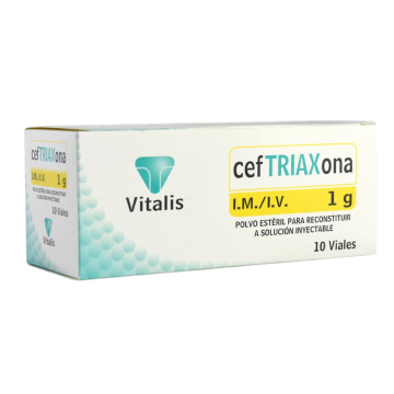  CEFTRIAXONA 1 g - UND x 1 VIAL