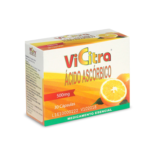 VICITRA - VITAMINA C 500 mg - CJA x 30 CAP