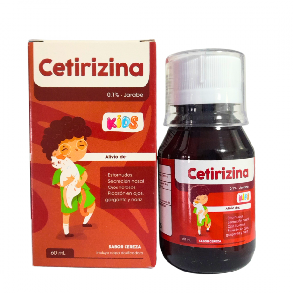  CETIRIZINA 0.1% - FCO x 60 mL JBE
