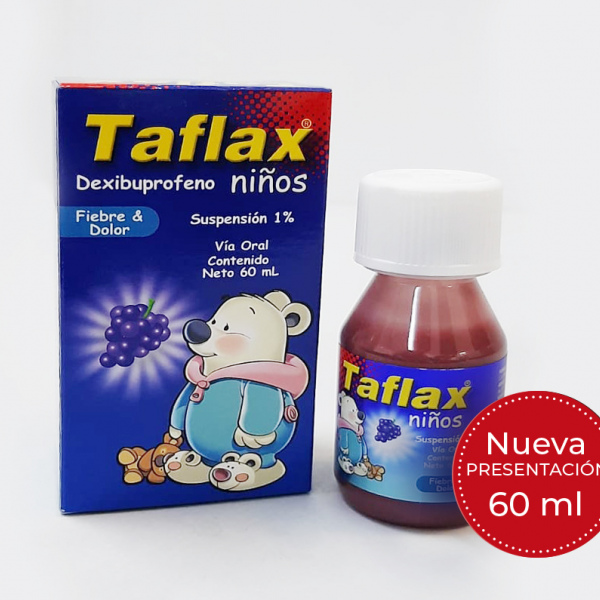  TAFLAX NIÑOS - DEXIBUPROFENO 1% - FCO x 60 mL SUSP