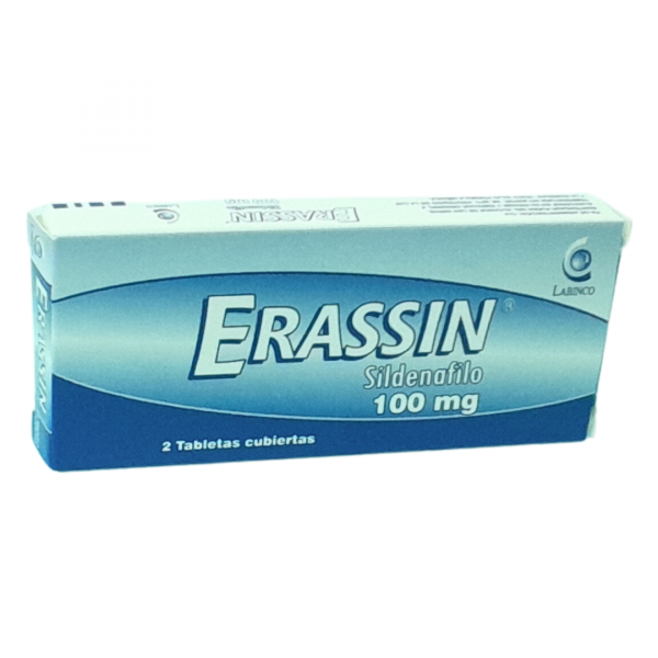  ERASSIN - SILDENAFILO 100 mg - CJA x 2 TAB