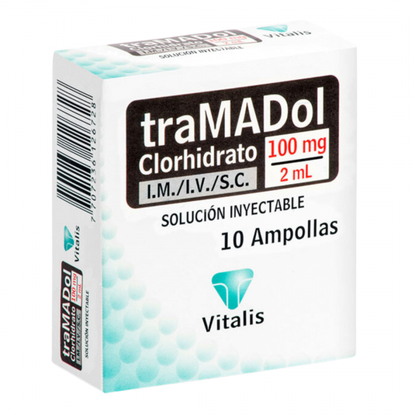  TRAMADOL 100 mg / 2 mL - CJA x 10 AMP
