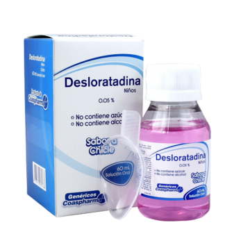 DESLORATADINA 0.05% - FCO x 60 mL JBE NIÑOS