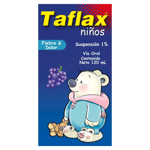  TAFLAX NIÑOS - DEXIBUPROFENO 1% - FCO x 120 mL SUSP