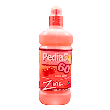  PEDIASOL 60 ZINC CEREZA - FCO x 500 mL