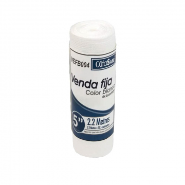  VENDA FIJA BLANCA 5" x 2 m - UNIDAD