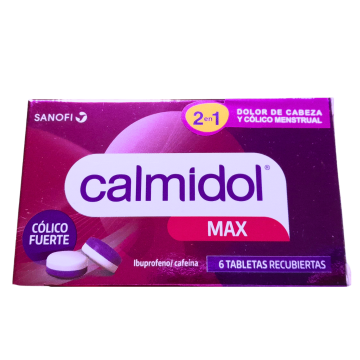  CALMIDOL MAX - CAJA x 6 TAB