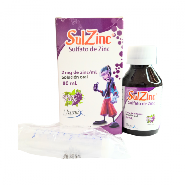 SULZINC - SULFATO DE ZINC 2 mg/mL - FCO x 80 mL