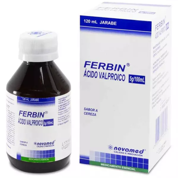 FERBIN - ACIDO VALPROICO 5 g / 100 mL - FCO x 120 mL JBE