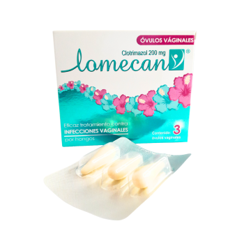  LOMECAN - CLOTRIMAZOL 200 mg - CJA x 3 OVS