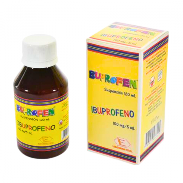  BUPROFEN - IBUPROFENO 100 mg / 5 mL - FCO x 120 mL SUSP